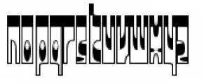 Darkside Bright Font LOWERCASE