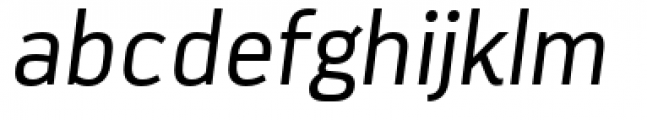 Darwin Office Italic Font LOWERCASE