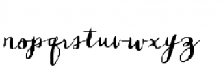 Dasha Regular Font LOWERCASE