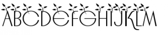Dauphine Pro Foliage Font UPPERCASE