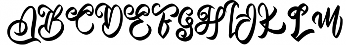 Dadali - Interval Script Font Font UPPERCASE