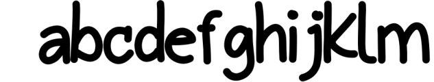 Daffodile - Playful Font 2 Font LOWERCASE