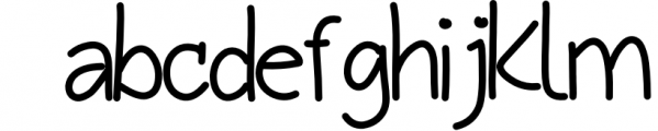 Daffodile - Playful Font 3 Font LOWERCASE