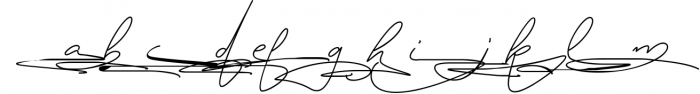 Daisy Signature font 3 Font LOWERCASE