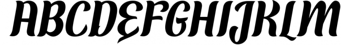 Dakmodal Typeface Font UPPERCASE