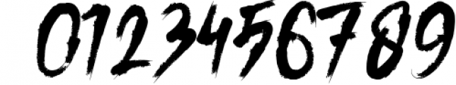 Dark Monk - Brush Font Font OTHER CHARS
