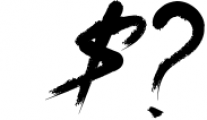 Dark Monk - Brush Font Font OTHER CHARS