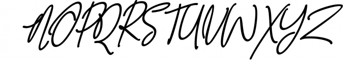 Darling Suttine | Signature Font 1 Font UPPERCASE