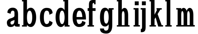 Darrion Slab Serif Typeface 1 Font LOWERCASE