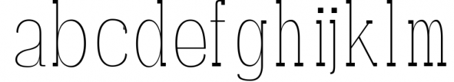 Darrion Slab Serif Typeface 4 Font LOWERCASE