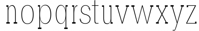 Darrion Slab Serif Typeface 4 Font LOWERCASE