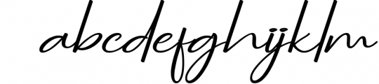 Dathang Signature Font LOWERCASE