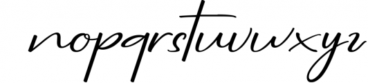 Dathang Signature Font LOWERCASE