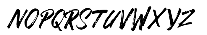 DABRUSH Font UPPERCASE
