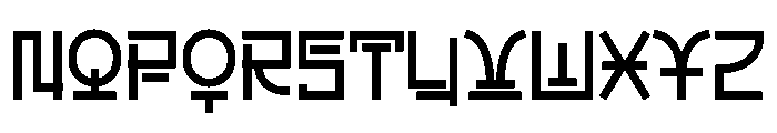 DAEBAK MROWtrial Regular Font UPPERCASE
