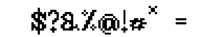 DATAFONT Font OTHER CHARS