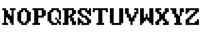 DATAFONT Font UPPERCASE