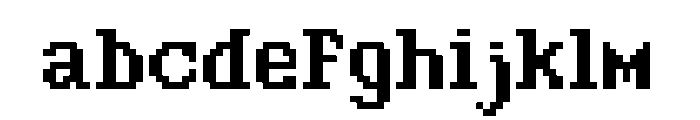 DATAFONT Font LOWERCASE