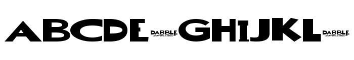 Dabble[eval] Font UPPERCASE
