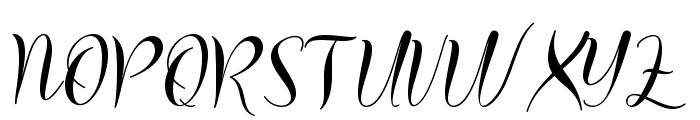 Dabistha - Personal Use Font UPPERCASE