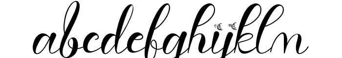 Dabistha - Personal Use Font LOWERCASE