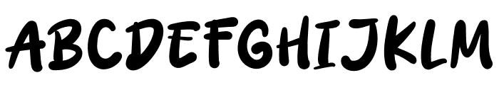 Dacomment Font UPPERCASE