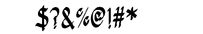 Dadagata Font OTHER CHARS
