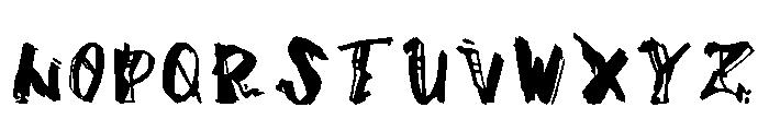 Dadareism Regular Font UPPERCASE
