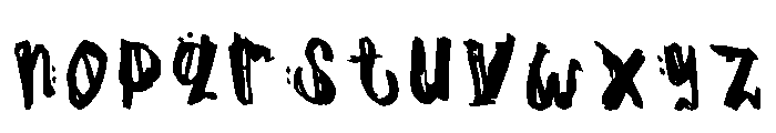 Dadareism Regular Font LOWERCASE