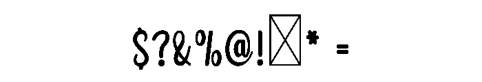 Daddy Birthday Font OTHER CHARS