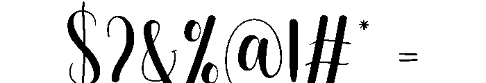 Daddy Cute Font OTHER CHARS