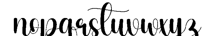 Daddy Cute Font LOWERCASE