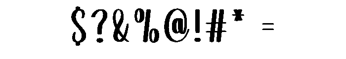 Daddy Fishing Font OTHER CHARS