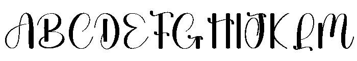 Daddy Fishing Font UPPERCASE