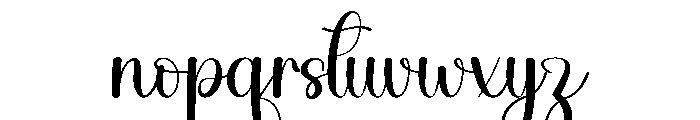 Daddy Photography Font LOWERCASE