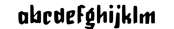 Dadekno Font LOWERCASE