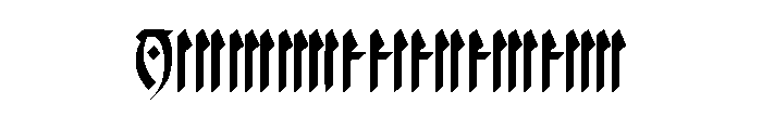 Daedriccalligraphy Regular Font OTHER CHARS