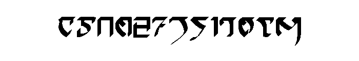 Daedriccalligraphy Regular FONT
