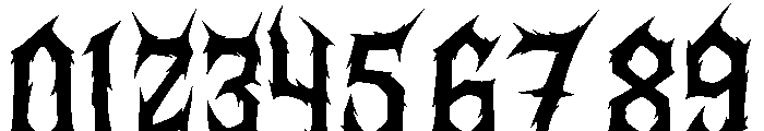 Daemon Sickness Font OTHER CHARS