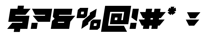 Dagger Dancer Semi-Italic Font OTHER CHARS