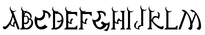 Dagon Gothic Font UPPERCASE