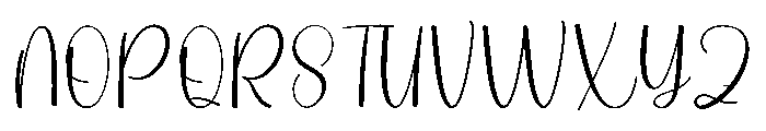 Dahlia Beautiful Font UPPERCASE