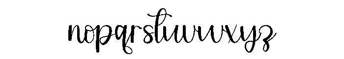 Dahlia Beautiful Font LOWERCASE