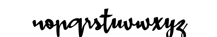 Dahulu Script Font LOWERCASE