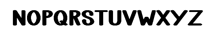 Daily Hipster Font LOWERCASE
