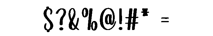 Daily Life1 Font OTHER CHARS