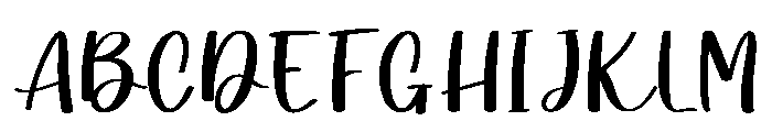 Daily Life1 Font UPPERCASE