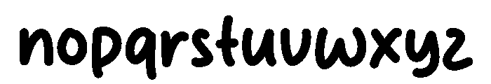Daily Memo Font LOWERCASE