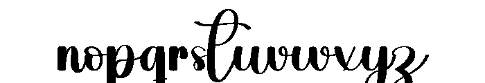Daily School Font LOWERCASE