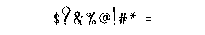 Daily Script Font OTHER CHARS